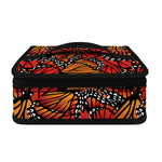 Orange Monarch Butterfly Wings Print Small Lunch Bag