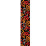 Orange Monarch Butterfly Wings Print Table Runner