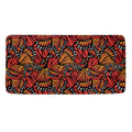 Orange Monarch Butterfly Wings Print Towel