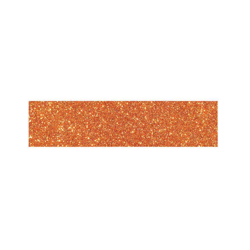 Orange (NOT Real) Glitter Print Bed Runner