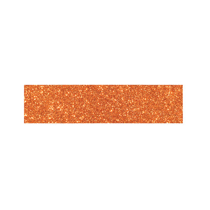 Orange (NOT Real) Glitter Print Bed Runner