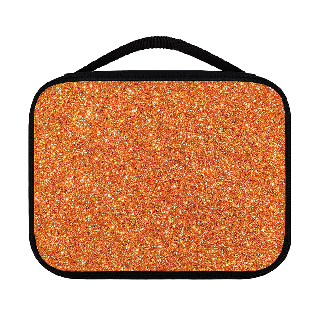 Orange (NOT Real) Glitter Print Classic Bible Case