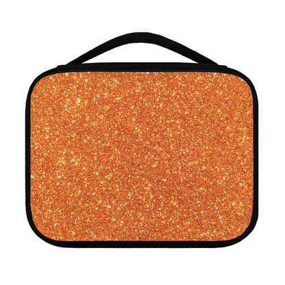 Orange (NOT Real) Glitter Print Classic Bible Case