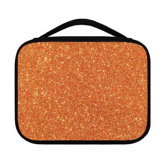 Orange (NOT Real) Glitter Print Classic Bible Case