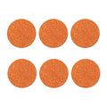 Orange (NOT Real) Glitter Print Coaster Set
