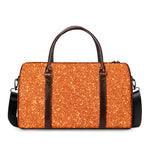 Orange (NOT Real) Glitter Print Duffle Bag