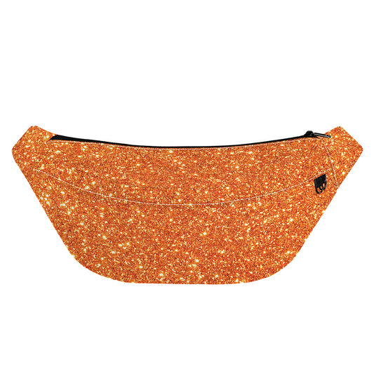 Orange (NOT Real) Glitter Print Fanny Pack