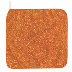 Orange (NOT Real) Glitter Print Hand Towel