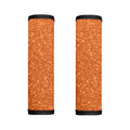 Orange (NOT Real) Glitter Print Handle Covers