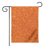 Orange (NOT Real) Glitter Print House Flag