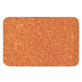 Orange (NOT Real) Glitter Print Indoor Door Mat