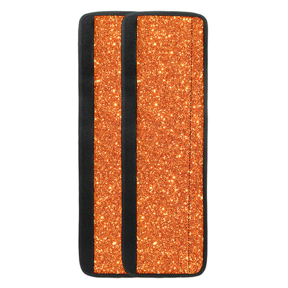 Orange (NOT Real) Glitter Print Refrigerator Handle Covers