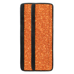 Orange (NOT Real) Glitter Print Refrigerator Handle Covers