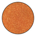 Orange (NOT Real) Glitter Print Round Floor Mat