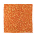 Orange (NOT Real) Glitter Print Silk Bandana