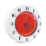 Orange Paisley Bandana Print Alarm Clock