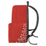 Orange Paisley Bandana Print Backpack
