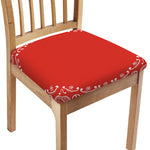 Orange Paisley Bandana Print Chair Cushion Cover