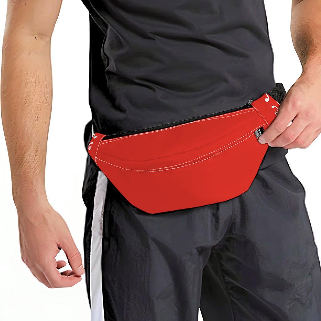 Orange Paisley Bandana Print Fanny Pack