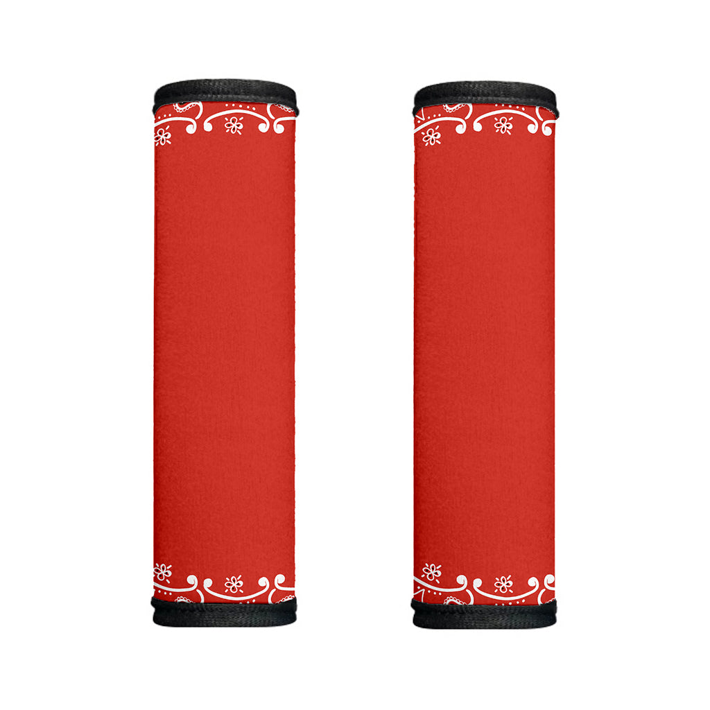 Orange Paisley Bandana Print Handle Covers
