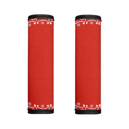 Orange Paisley Bandana Print Handle Covers