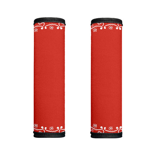 Orange Paisley Bandana Print Handle Covers