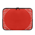Orange Paisley Bandana Print Laptop Sleeve
