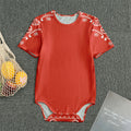 Orange Paisley Bandana Print Men's Bodysuit