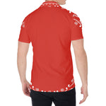 Orange Paisley Bandana Print Men's Shirt