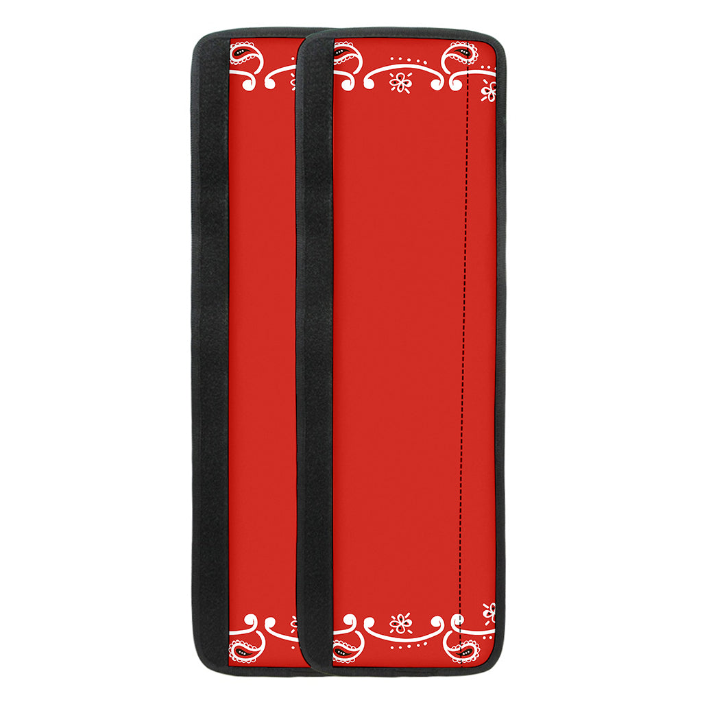Orange Paisley Bandana Print Refrigerator Handle Covers