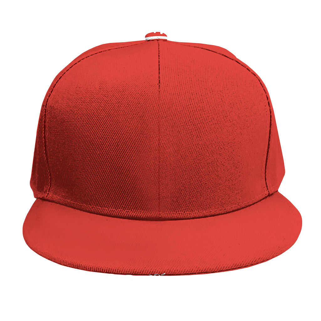 Orange Paisley Bandana Print Snapback Cap