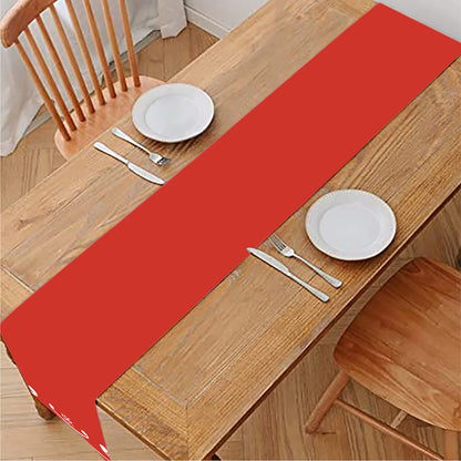 Orange Paisley Bandana Print Table Runner