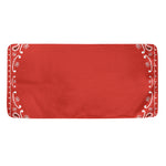 Orange Paisley Bandana Print Towel