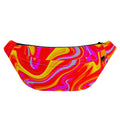 Orange Psychedelic Liquid Trippy Print Fanny Pack