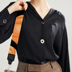 Orange Pumpkin Pattern Print Bag Strap