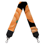 Orange Pumpkin Pattern Print Bag Strap