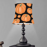 Orange Pumpkin Pattern Print Bell Lamp Shade