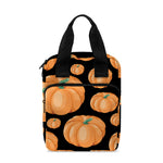 Orange Pumpkin Pattern Print Bible Tote Bag