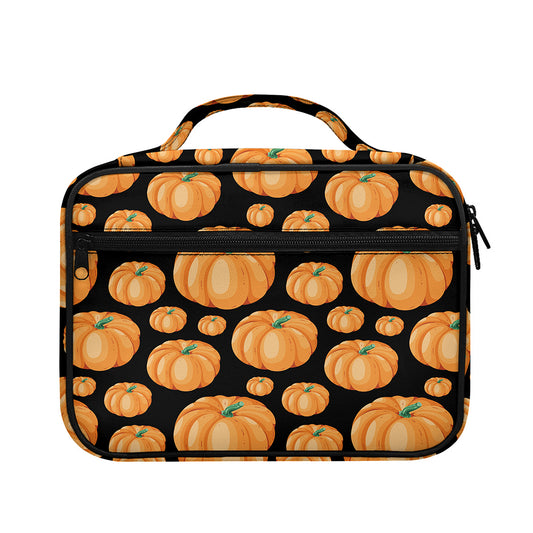Orange Pumpkin Pattern Print Briefcase Bible Bag