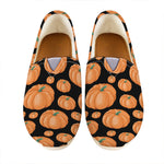 Orange Pumpkin Pattern Print Casual Shoes