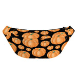 Orange Pumpkin Pattern Print Fanny Pack