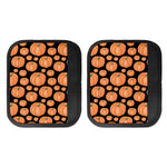 Orange Pumpkin Pattern Print Handle Covers