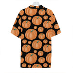 Orange Pumpkin Pattern Print Hawaiian Shirt