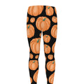 Orange Pumpkin Pattern Print Men's Leggings