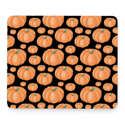 Orange Pumpkin Pattern Print Mouse Pad