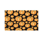 Orange Pumpkin Pattern Print Polyester Flag