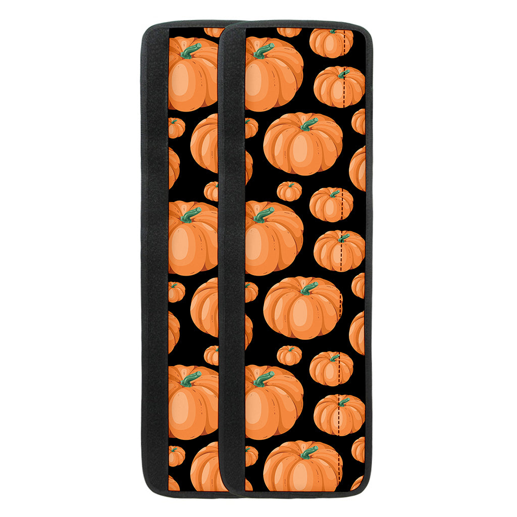 Orange Pumpkin Pattern Print Refrigerator Handle Covers