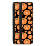 Orange Pumpkin Pattern Print Refrigerator Handle Covers