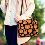 Orange Pumpkin Pattern Print Shoulder Strap Bible Bag