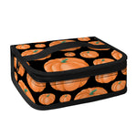 Orange Pumpkin Pattern Print Small Lunch Bag